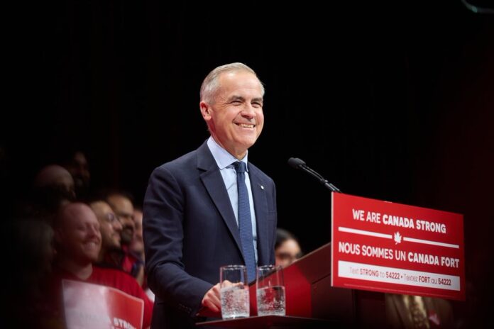 Mark Carney. Redes
